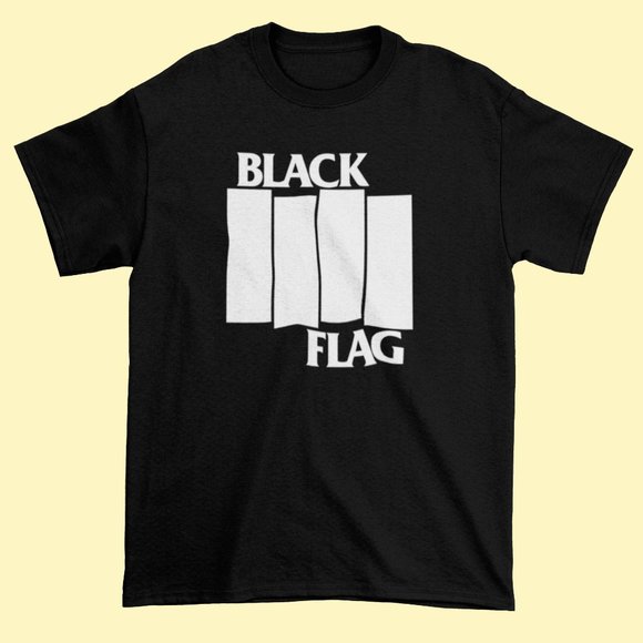 Black Flag Rock T-Shirt. Black. Multiple Sizes. Fast Shipping! - Picture 1 of 1